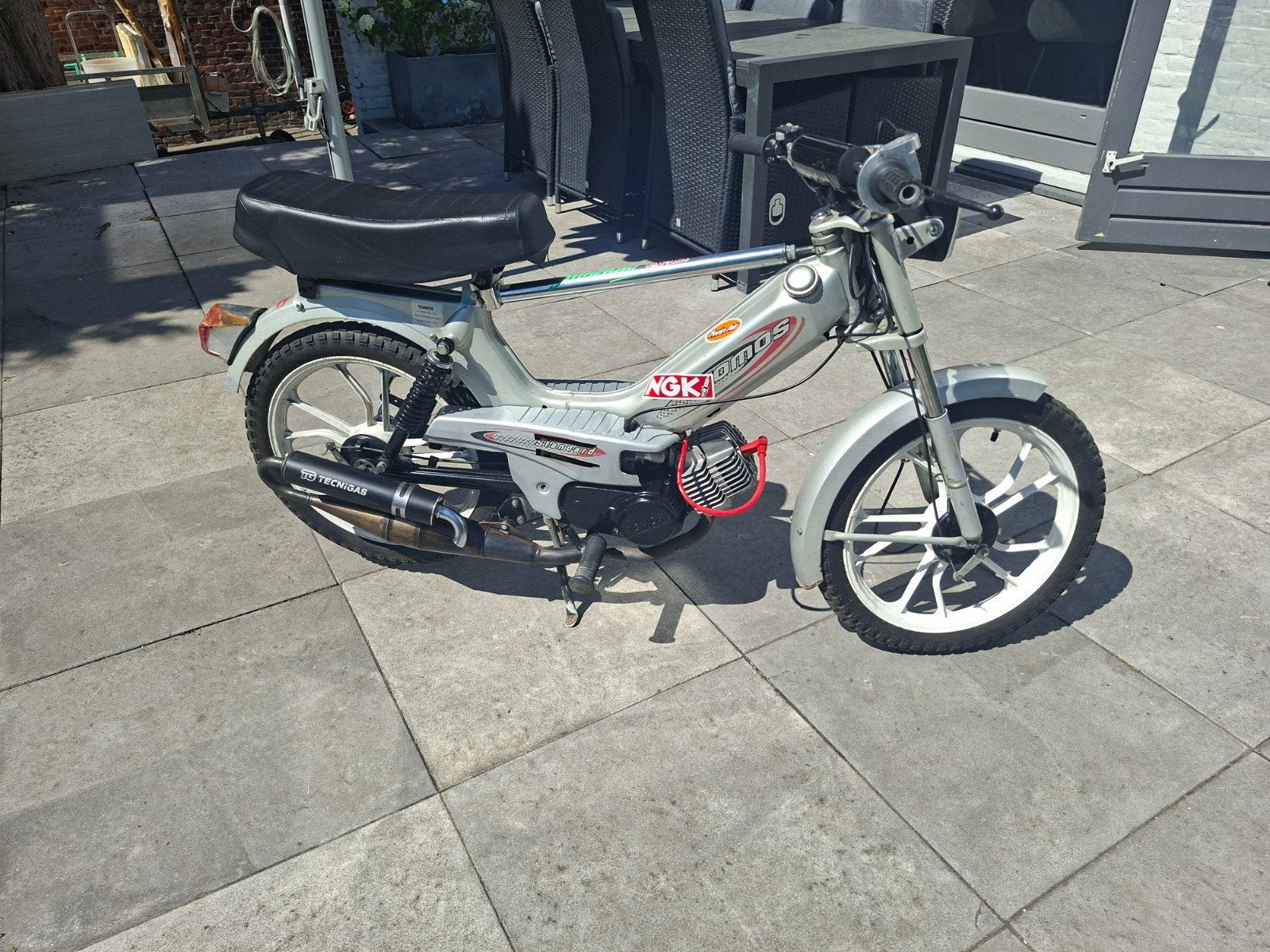 Tomos 65cc met 19mm carb en Technigas uitlaat, Ophalen of Verzenden, Gebruikt, Standard
