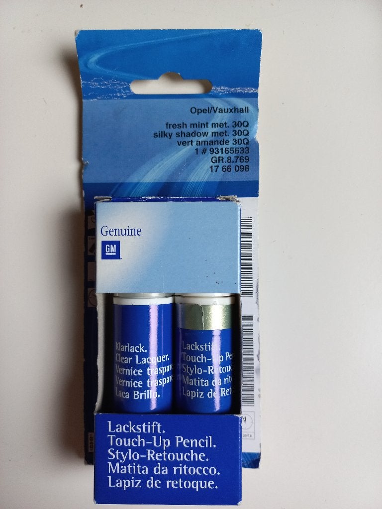Autolak Opel/Vauxhall Fresh Mint/Silky Shadow Metallic 30Q, Ophalen of Verzenden