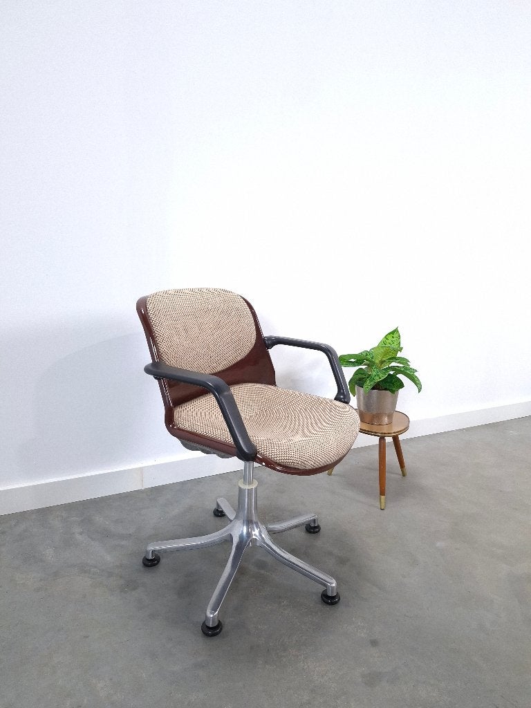 Vintage bureaustoel Burkhard Vogtherr, Fröscher Sitform, nr1, Huis en Inrichting, Ophalen of Verzenden, Gebruikt, Overige kleuren