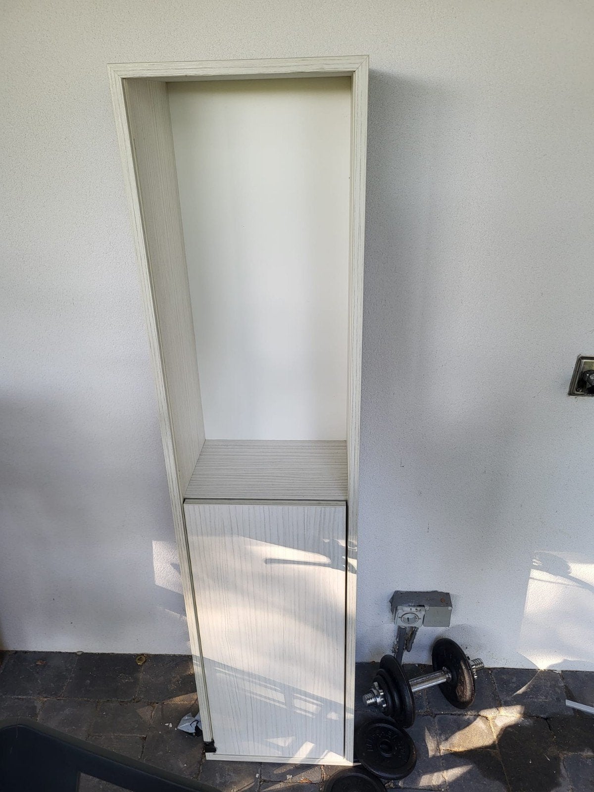 zwevende schuifkast, Ophalen, Gebruikt
