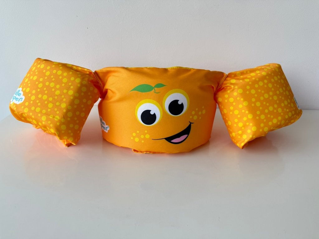 Sevylor Puddle Jumper Sinaasappel / zwembandjes / zwemvest, Jongetje of Meisje, One size, Ophalen of Verzenden, Zo goed als nieuw