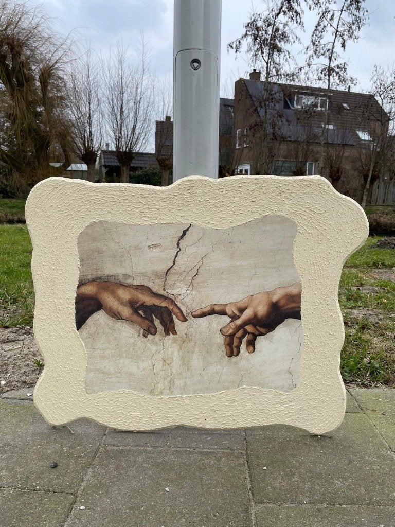 Schilderij, Antiek en Kunst, Kunst | Schilderijen | Klassiek, Ophalen, Overige stijlen, Overige onderwerpen, Overige technieken