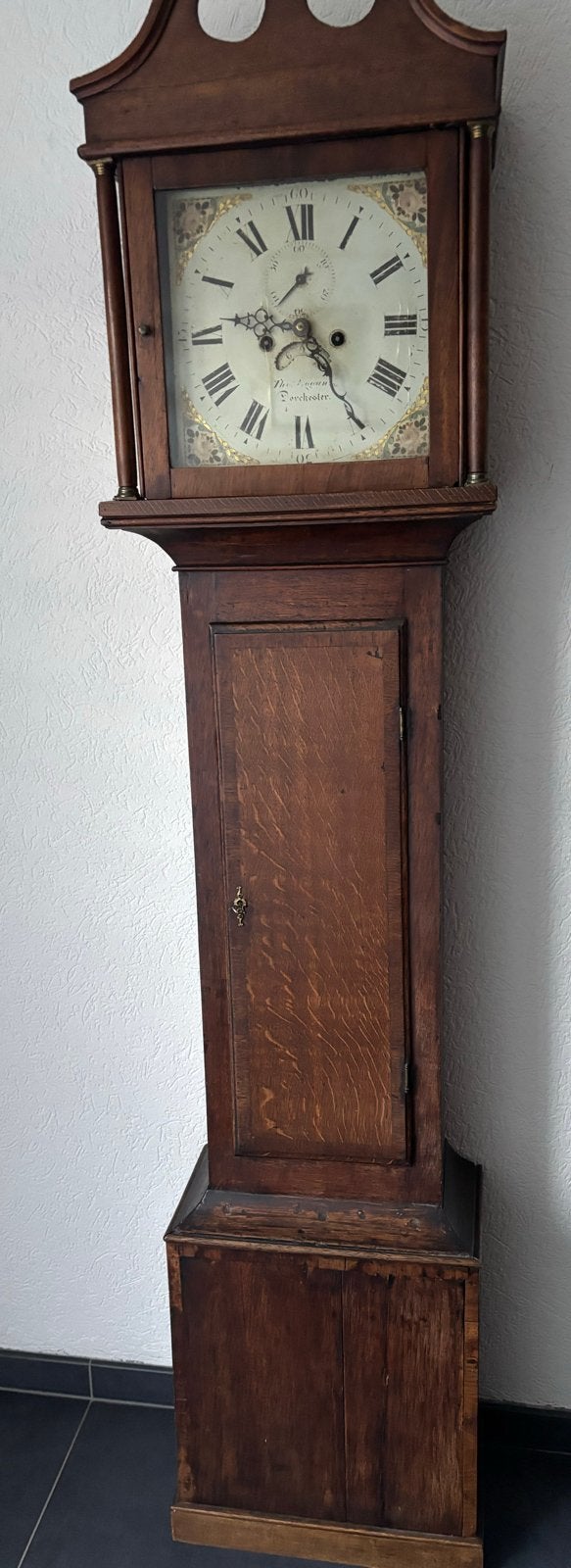 Antieke staande klok, Ophalen