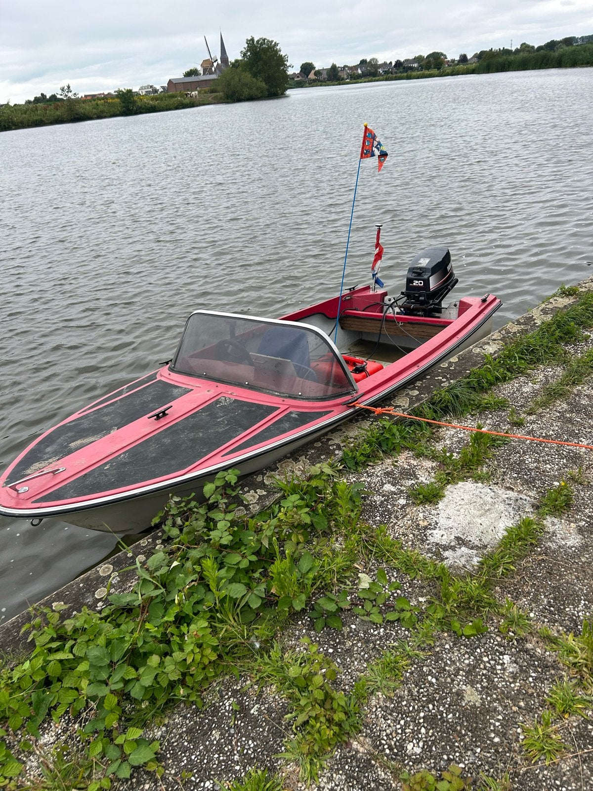Speedboot met yamaha 20 pk 2 takt, Ophalen of Verzenden, Gebruikt