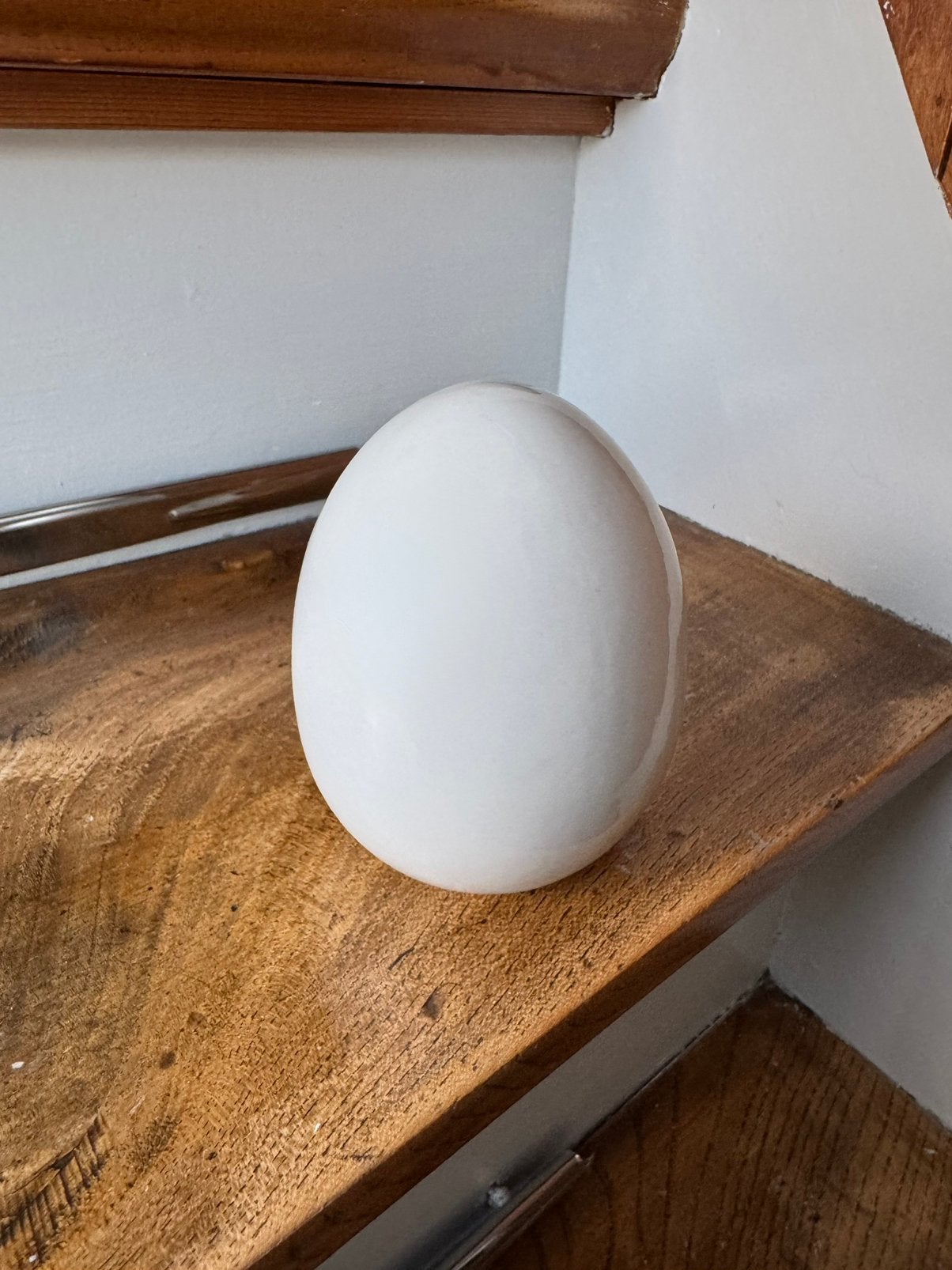 Ei vormig bloemenvaasje, Diversen, Ophalen of Verzenden, Zo goed als nieuw