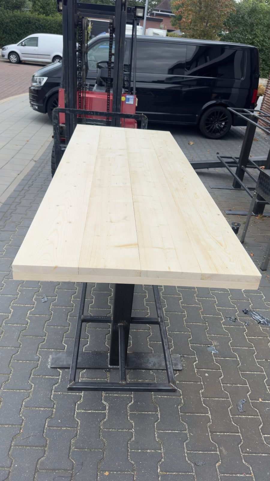 Industriële Bartafel – Handgemaakt, Ophalen of Verzenden, Nieuw
