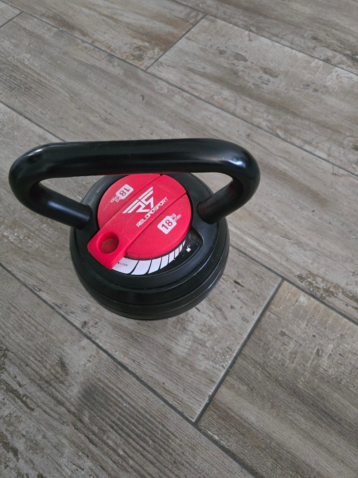 Verstelbare Kettlebell 18kg - Zo goed als nieuw, Ophalen of Verzenden, Zo goed als nieuw, Benen, Kettlebell