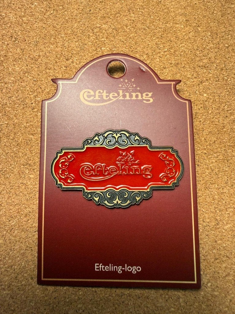Efteling Pin | Logo | EPP 497, Verzenden, Zo goed als nieuw, Button of Speldje