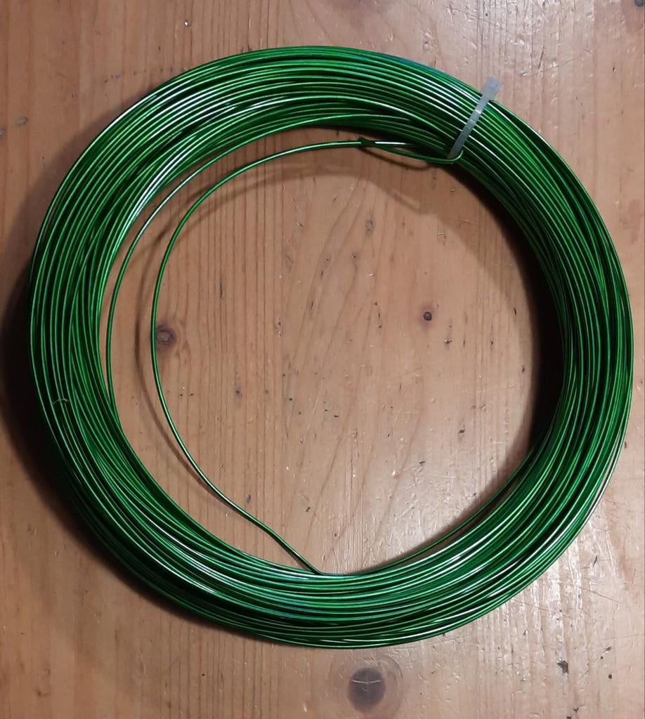 Diverse ijzerdraad, koperdraad - groen, zilver, goud, Ophalen of Verzenden, Gebruikt, Overige typen