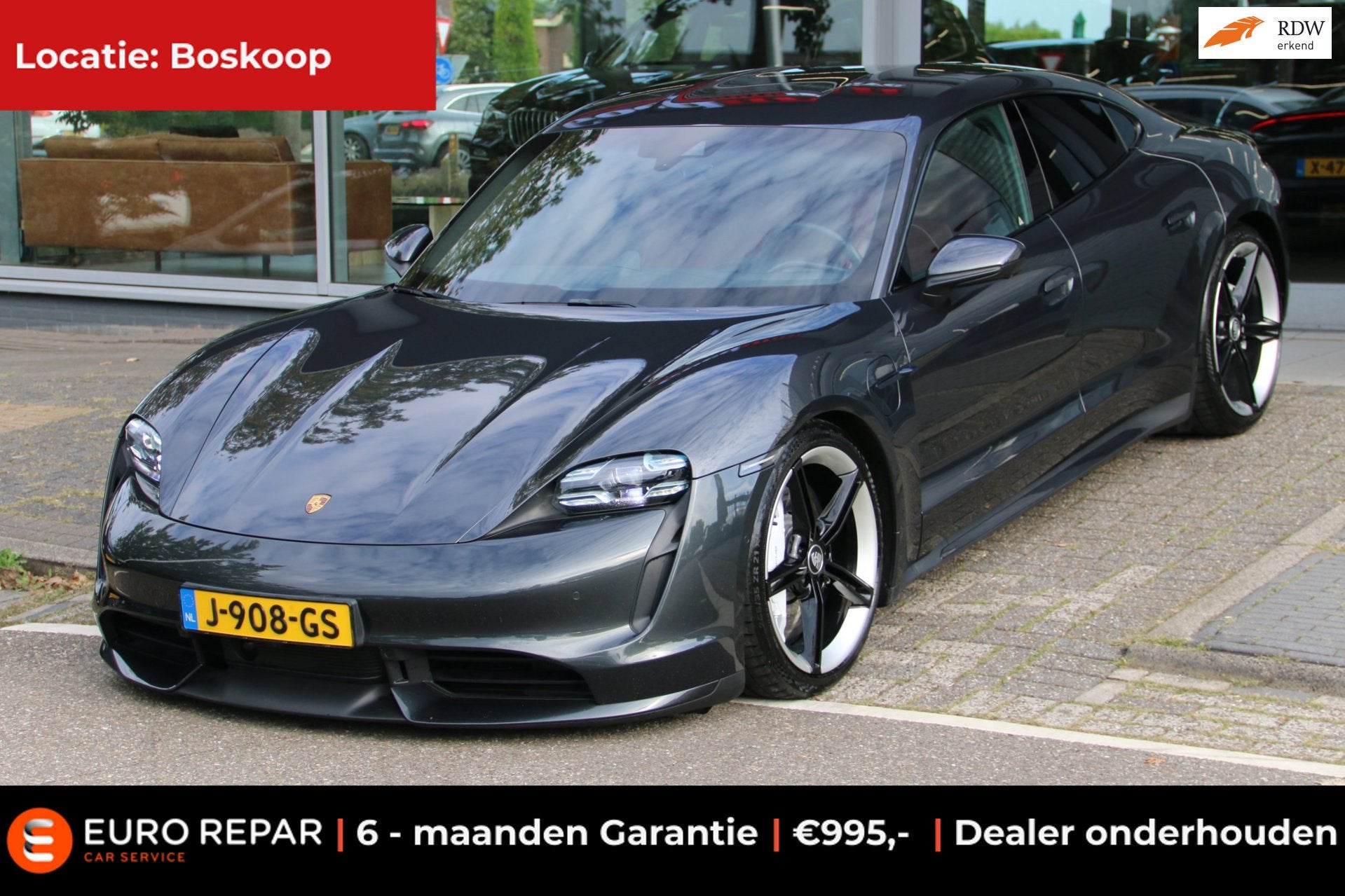 Porsche Taycan Turbo 93 kWh DEALER OND. NP 173.600,- BTW-AUT, Auto's, Porsche, Dealer onderhouden, Gebruikt, 71 kWh, 4 stoelen
