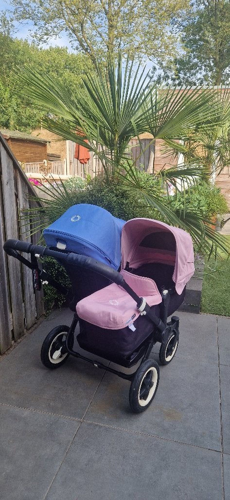 Bugaboo Donkey All Black – duo kinderwagen, Ophalen, Gebruikt, Bugaboo