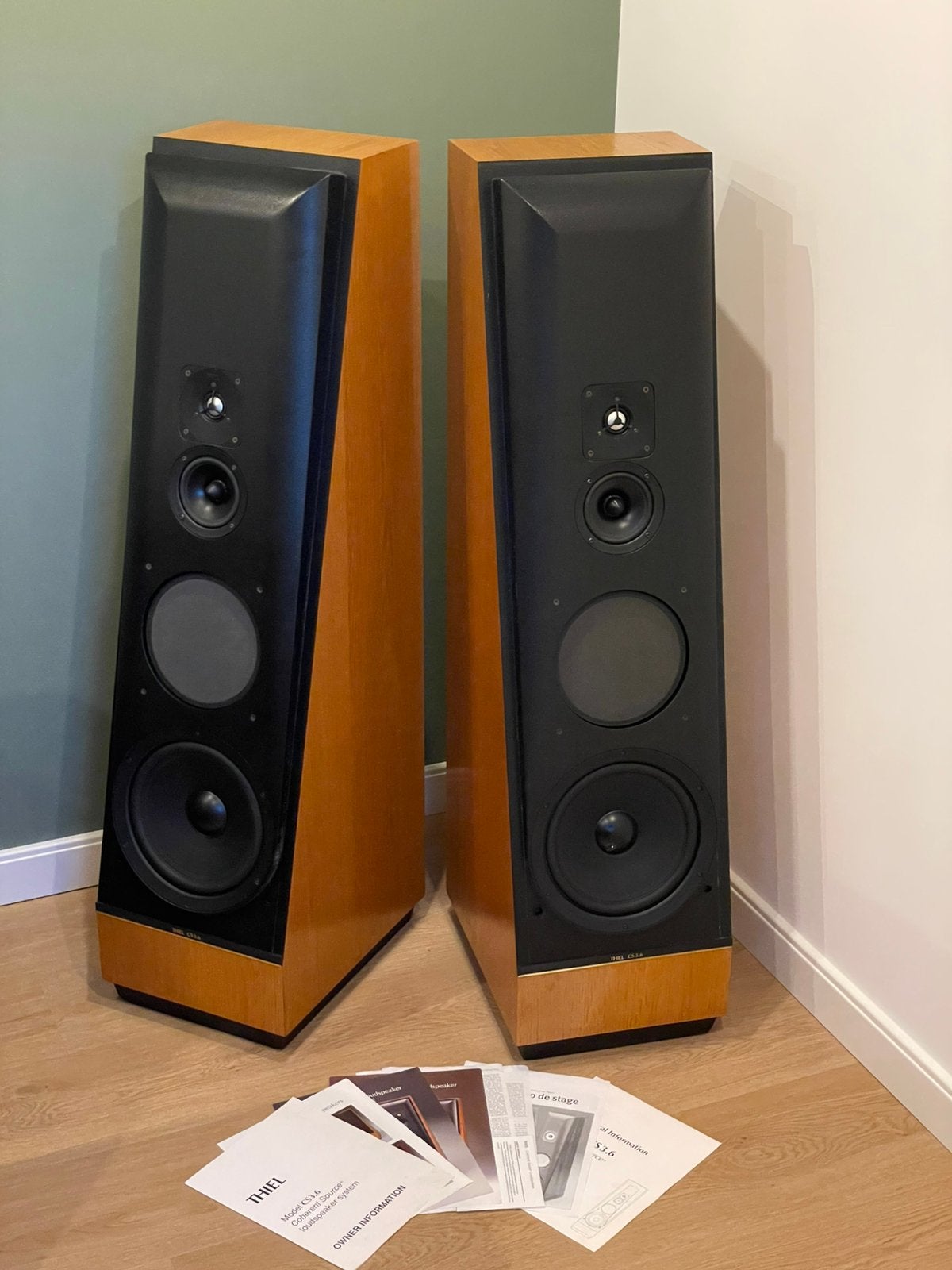 Thiel CS3.6 incl. documentatie, Stereo speakers, Gebruikt, Ophalen, 150 watt of meer