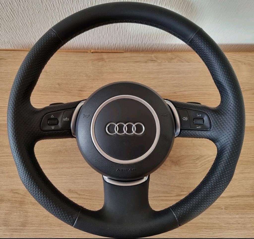 Audi A3 A4 A5 A6 A7 A8 Q5 Q7 Q3 nieuwe lederen sport stuur, Ophalen of Verzenden, Nieuw, Audi