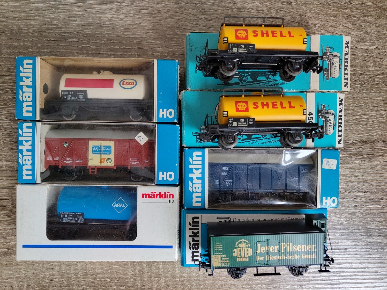 Märklin goederenwagens 4440 4441 4502 4405 4680 4412, Hobby en Vrije tijd, Modeltreinen | H0, Wagon, Wisselstroom, Märklin, Ophalen of Verzenden