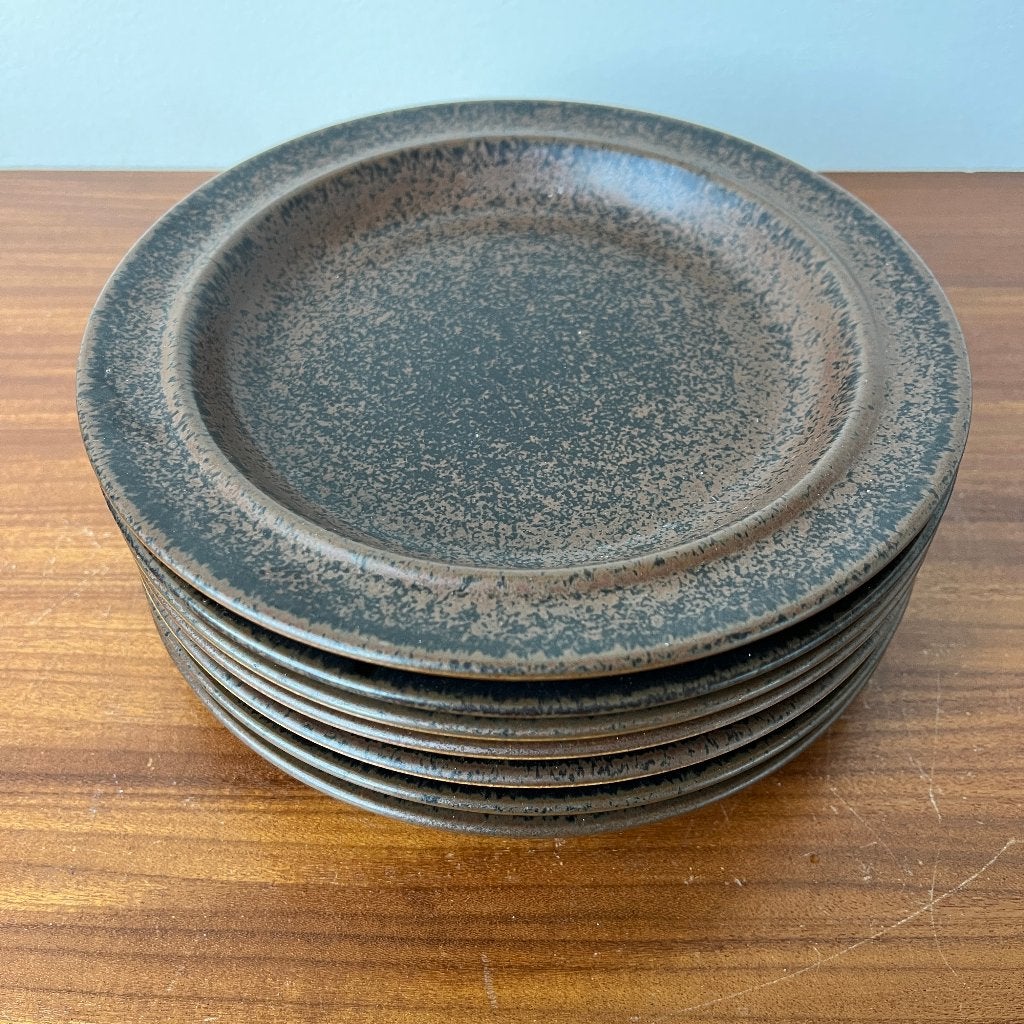 Arabia Ruska Ulla Procopé set 6 grote borden 25,5 cm, Ruska, Keramiek, Zo goed als nieuw, Bord(en)