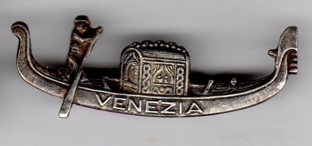 BROCHE VENETIE GONDEL GONDELIER (A2), Ophalen of Verzenden, Gebruikt, Overige onderwerpen