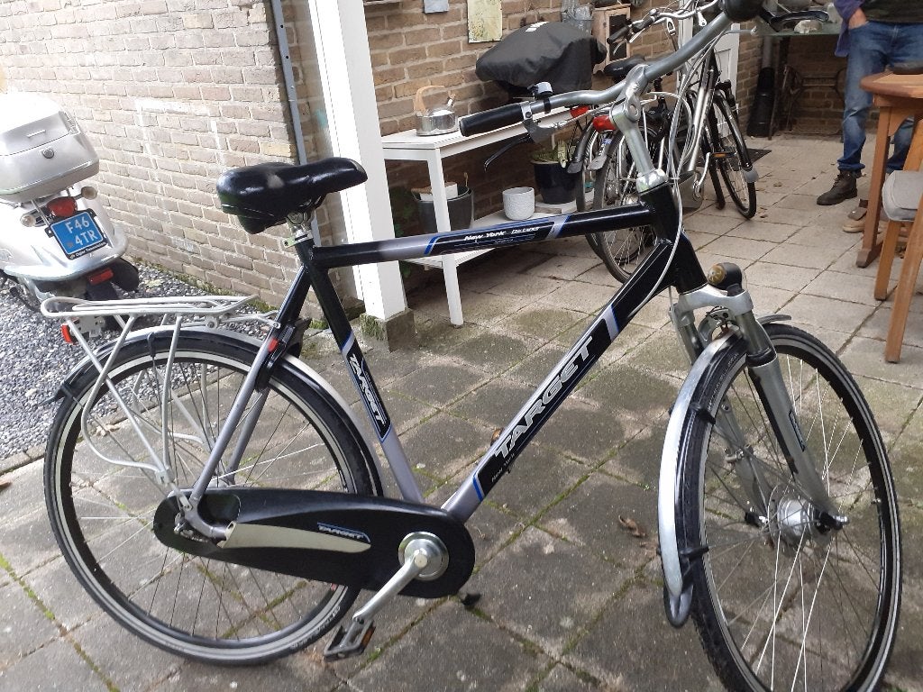 te koop herenfiets, Gebruikt, Versnellingen, 57 tot 61 cm, Trommelrem
