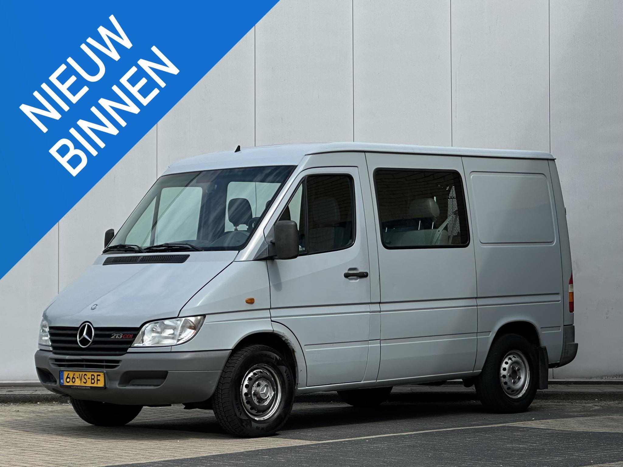 Mercedes-Benz Sprinter 213 CDI 2.2 300 l Rolstoelbus l Airco, Auto's, Bestelauto's, Bedrijf, Te koop, Aangepast voor mindervaliden