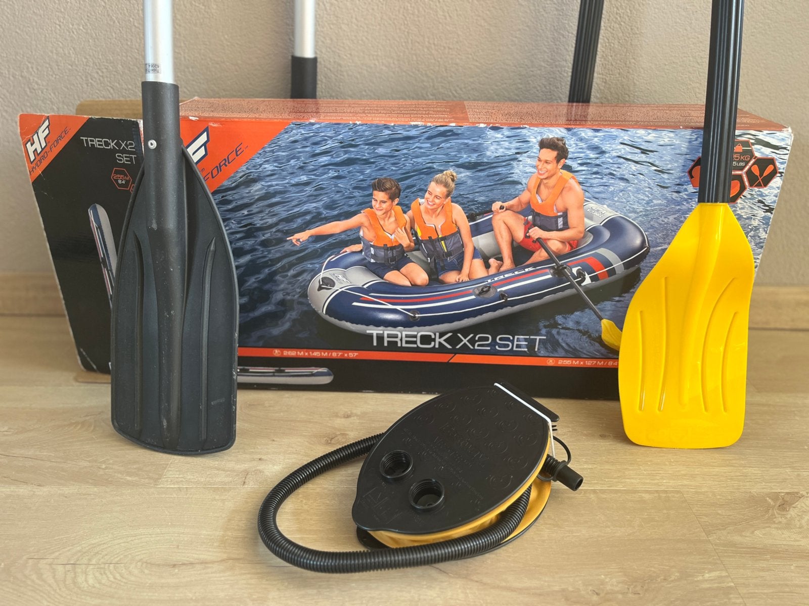 Opblaasbare rubberboot - zeer compleet!, Ophalen, Opblaasbaar, Drie personen of meer, Overige typen