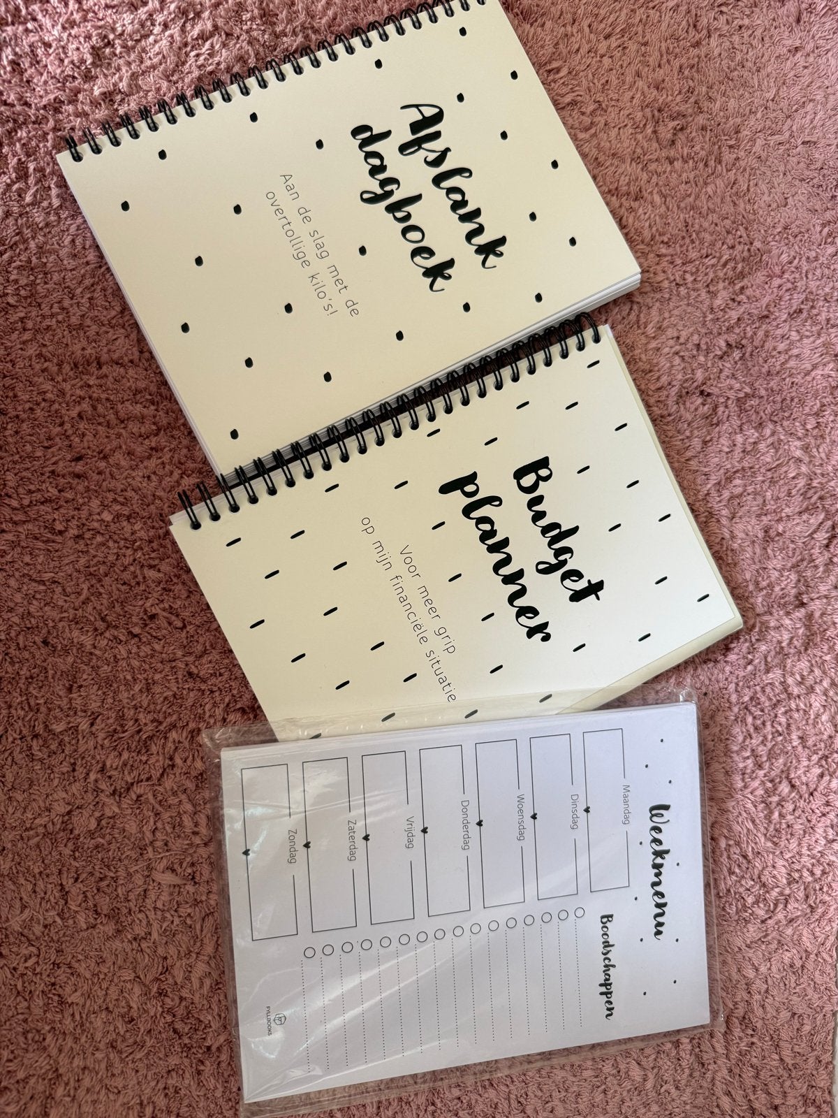 Kracht planner to do list, afslank dagboek, budgetplanner, Ophalen of Verzenden, Nieuw