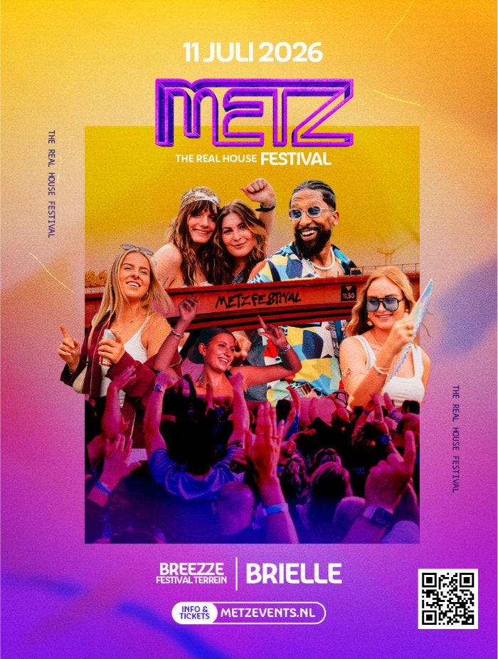 METZ Festival 2026 (zaterdag 11 juli 2026) @ Breezze Brielle, Tickets en Kaartjes, Evenementen en Festivals, Twee personen