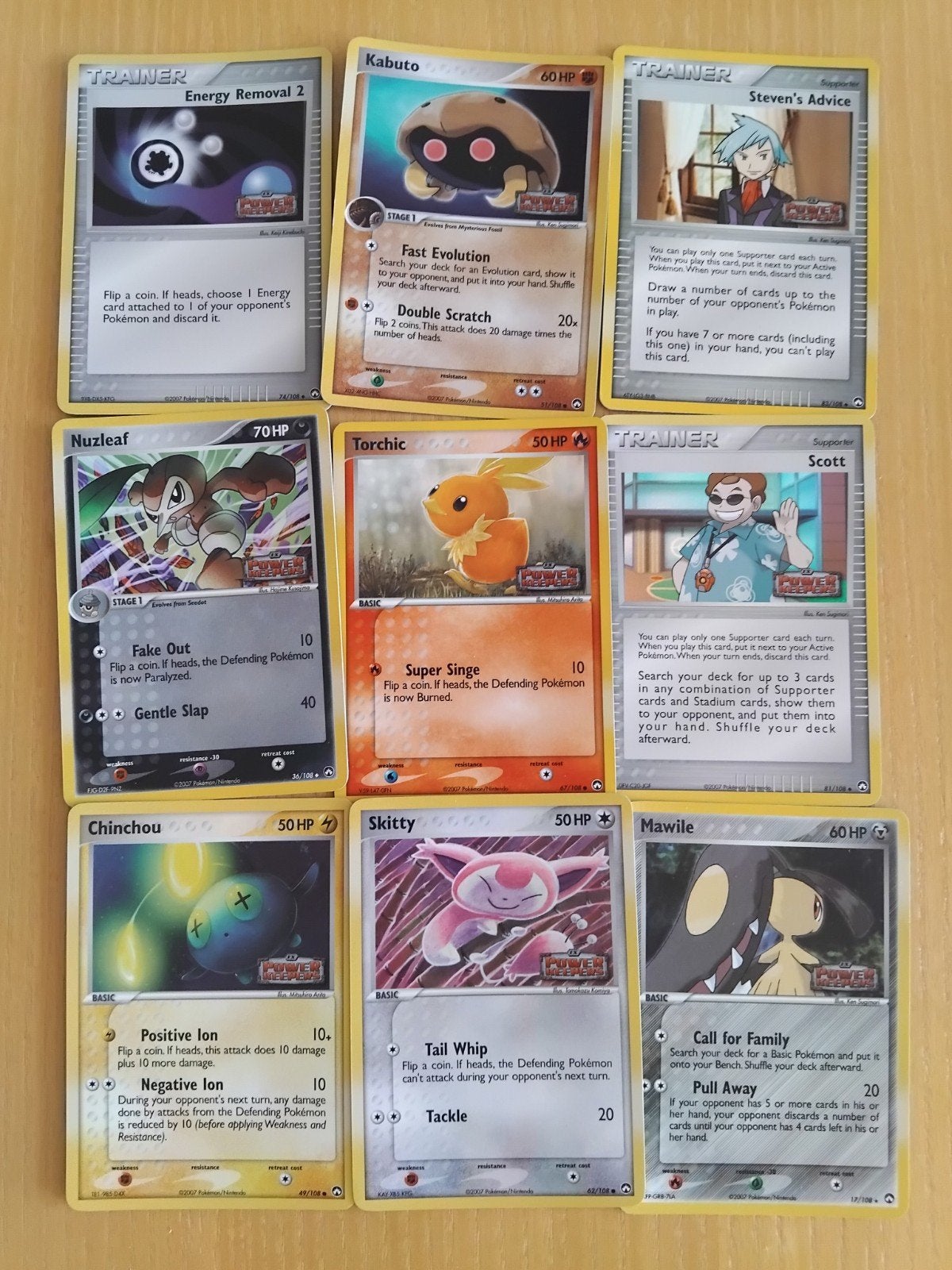 Diverse EX Power Keepers Stamped Pokémon Kaarten, Ophalen of Verzenden, Gebruikt, Meerdere kaarten