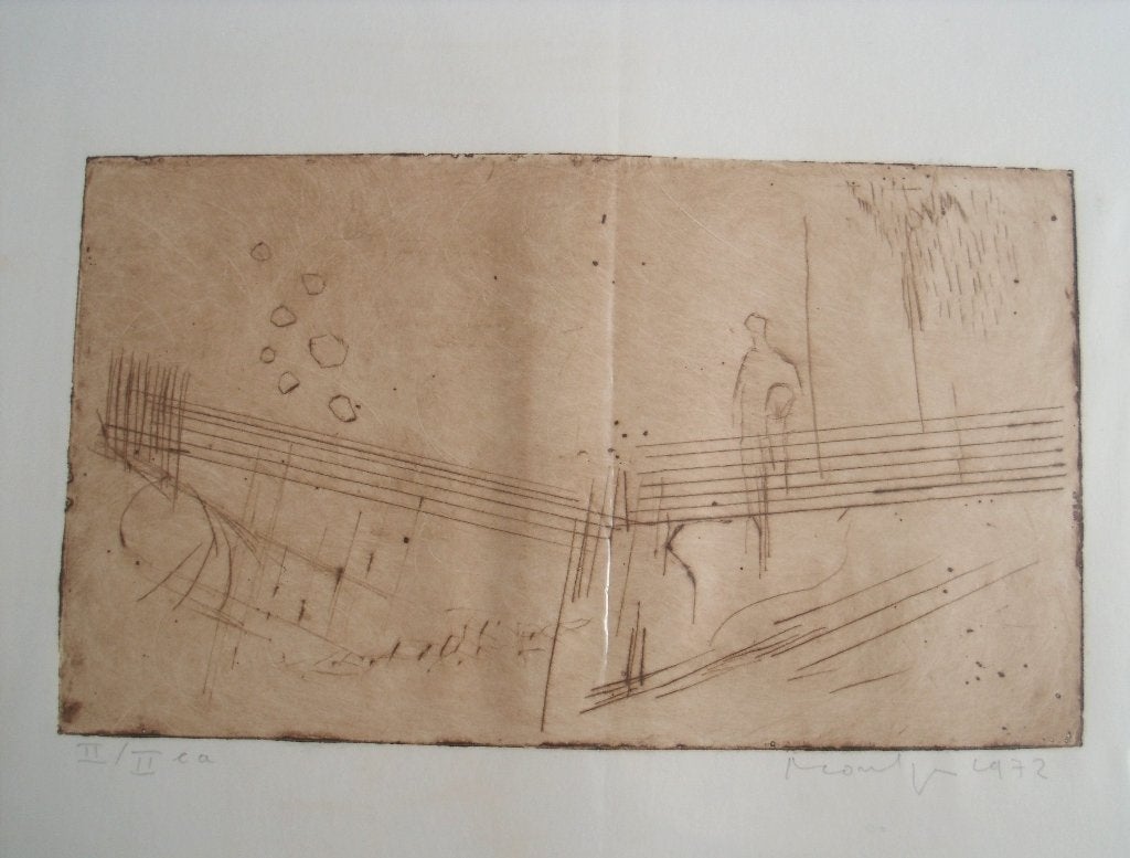 Jan Montyn (1924-2015) - nr. II/II -  1972, Ophalen of Verzenden