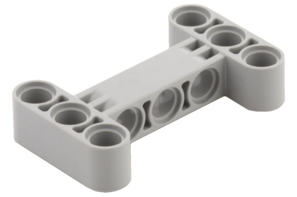 6 technic Lego hefbalk H-vorm 3x5 grijs, Kinderen en Baby's, Speelgoed | Duplo en Lego, Lego, Ophalen of Verzenden, Zo goed als nieuw