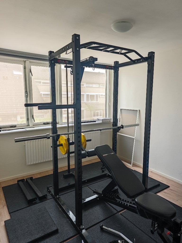 Power rack/ Home gym compleet, Sport en Fitness, Ophalen, Zo goed als nieuw, Benen, Krachtstation