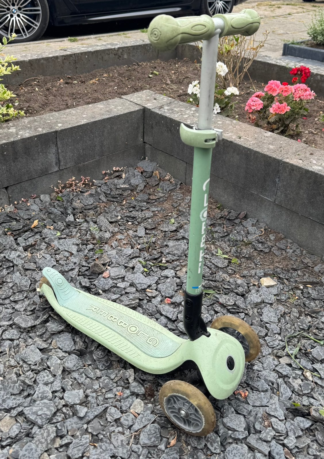 Mint groene globber kinderstep: perfecte eerste step!, Fietsen en Brommers, Steps, Ophalen, Gebruikt, Gewone step