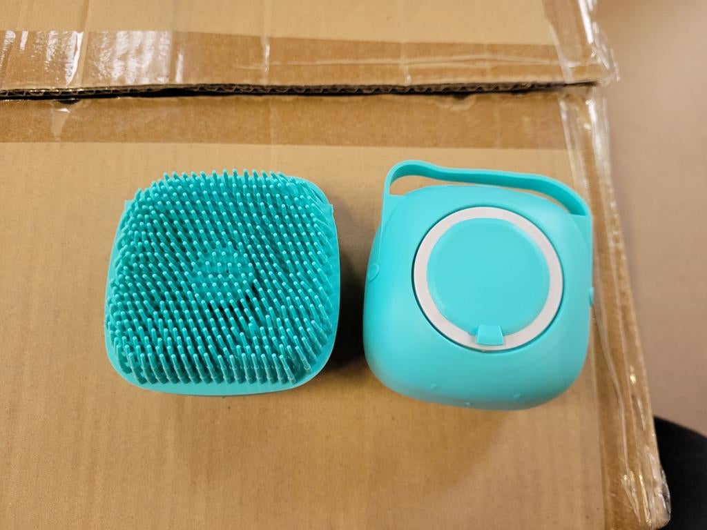 Shampoo Brushes - Groen en Geel, Ophalen of Verzenden, Nieuw, Kam of Borstel
