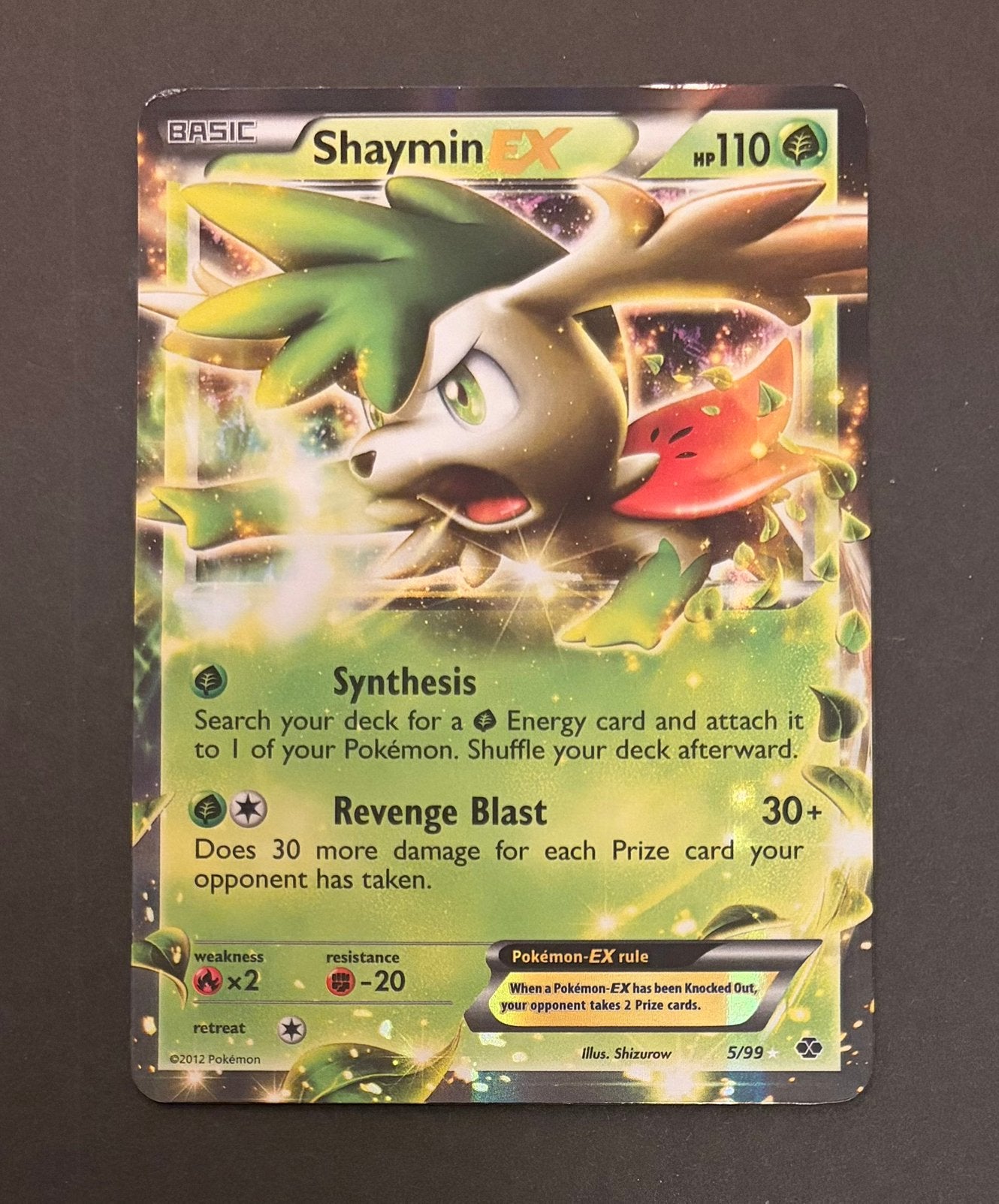 Shaymin-EX 5/99 Ultra Rare, Ophalen, Nieuw, Losse kaart