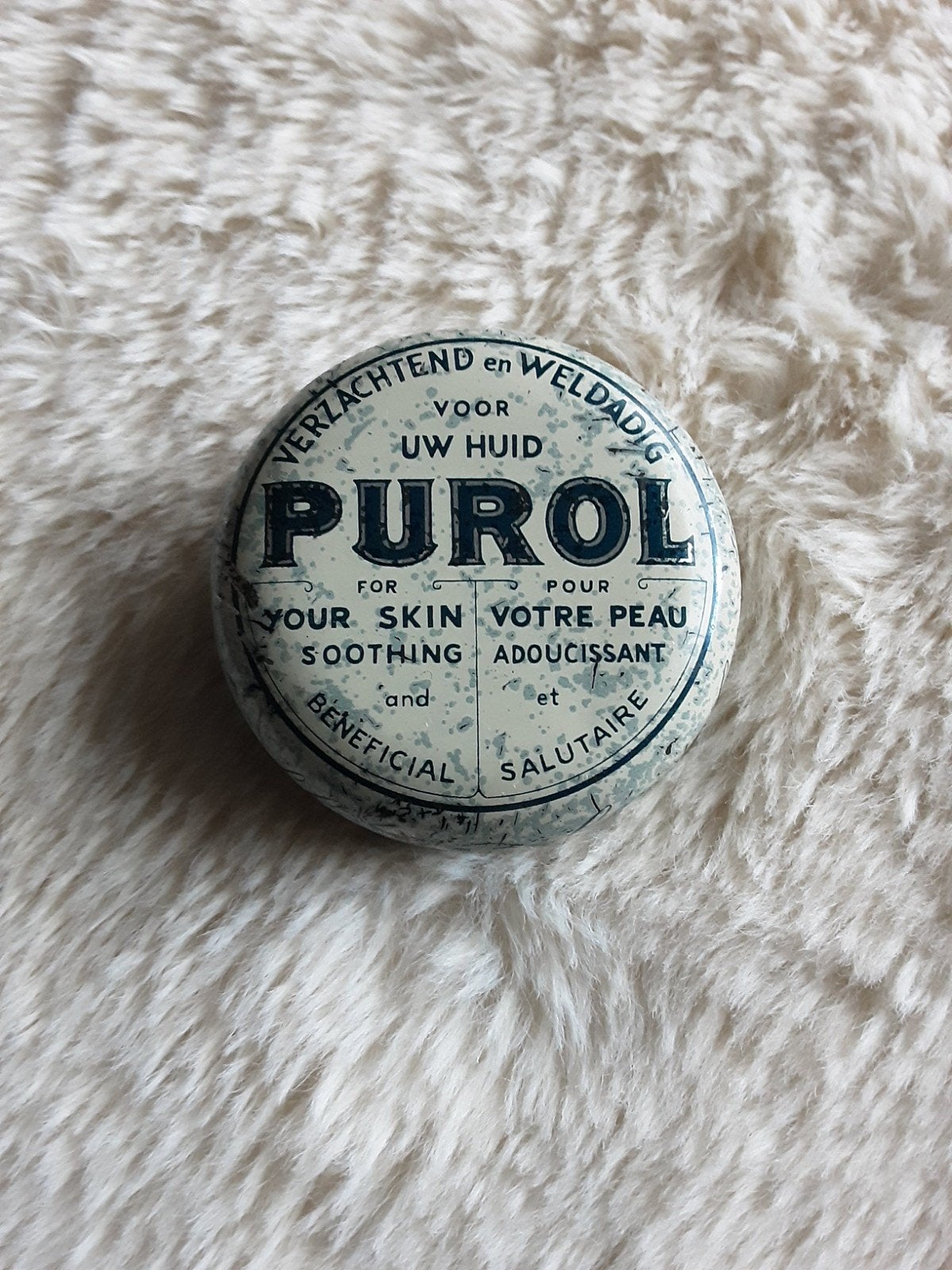 PUROL . MINI BLIKJE. C.A. 1955., Verzamelen, Ophalen of Verzenden, Gebruikt, Overige