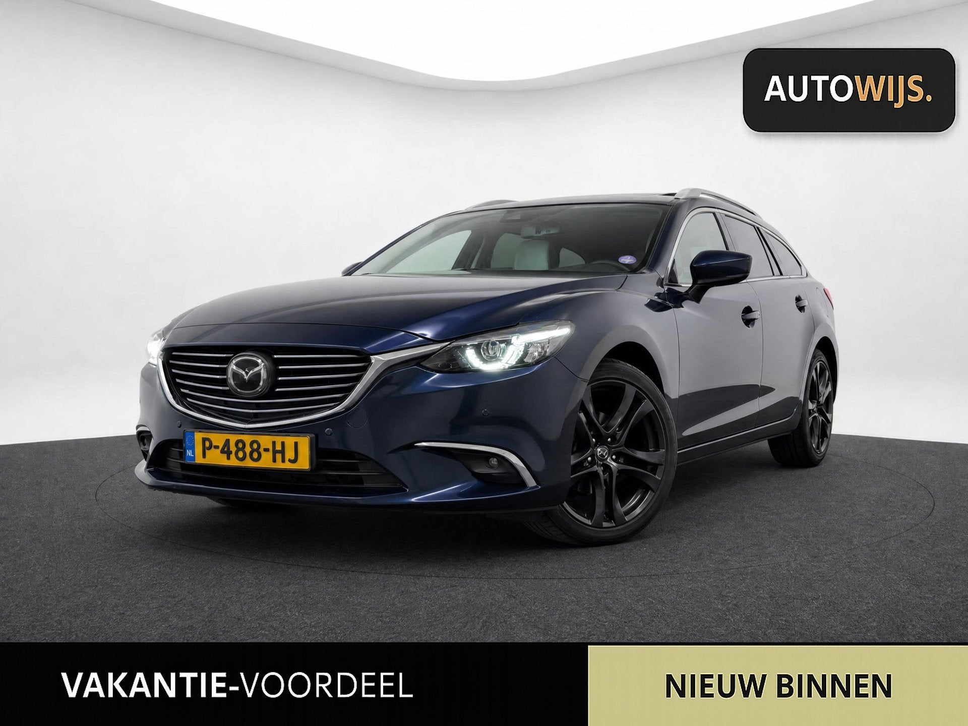 Mazda 6 Sportbreak 2.5 SkyActiv-G 192 GT-M|BOSE|LEDER|CAMERA, Auto's, Gebruikt, Leder, Geïmporteerd, 16 km/l