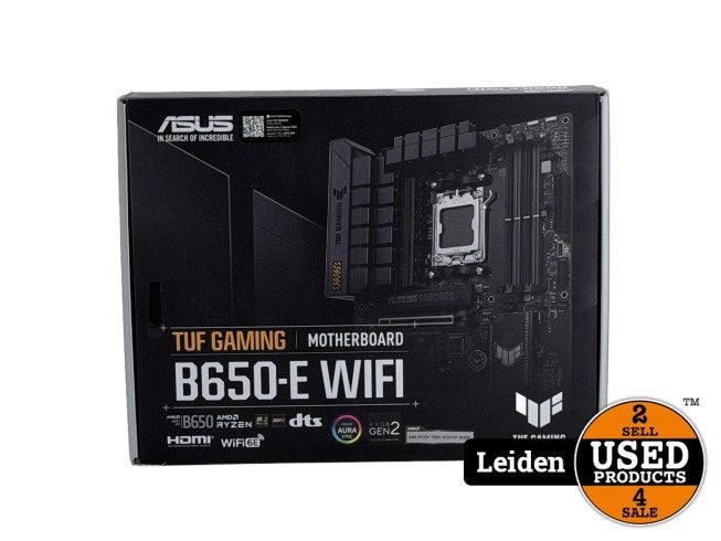 ASUS TUF GAMING B650-E WIFI Moederbord, Asus, Zo goed als nieuw, Support@asus.com, No. 15, Li-Te Road, Beitou District
Taipei 112
Taiwan