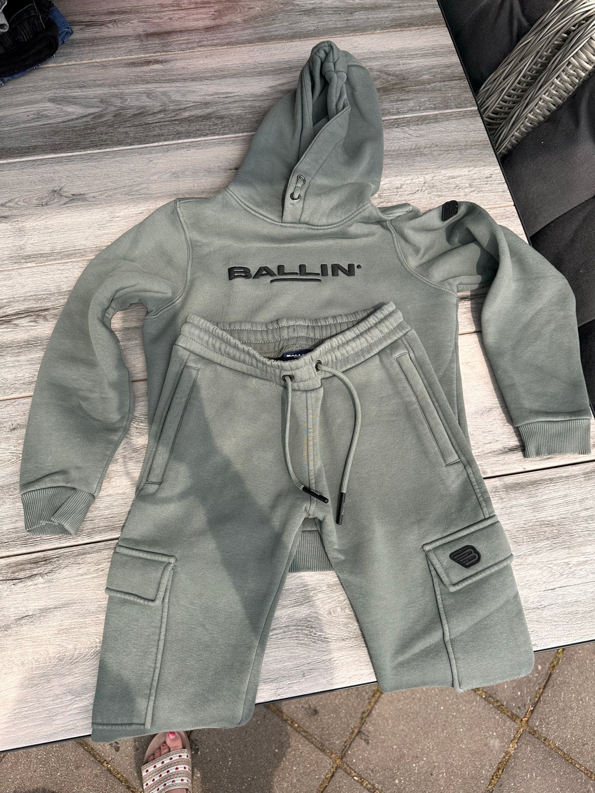 Ballin Joggingpak voor stoere jongen - Maat 12, Ophalen of Verzenden, Gebruikt, Jongen, Setje