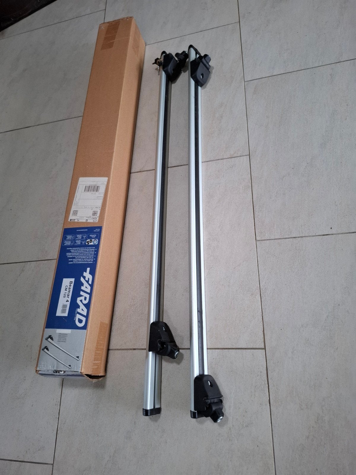 Farad Beamar 4 CM 120 Dakdragers - Nieuw in doos, Auto diversen, Dakdragers, Ophalen of Verzenden, Zo goed als nieuw