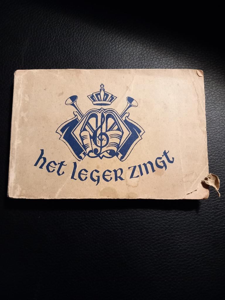 leger boekje het leger zingt, Verzamelen, Militaria | Algemeen, Ophalen of Verzenden, Landmacht, Nederland, Boek of Tijdschrift