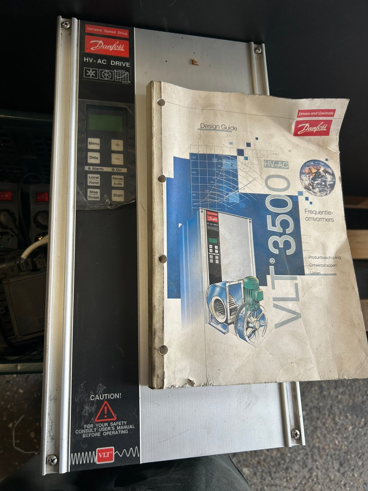 Danfoss vlt 3500, Ophalen, Gebruikt