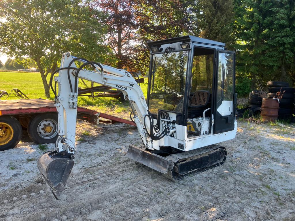 Bobcat 2 tons minikraan kubota diesel, Ophalen of Verzenden, Kraan