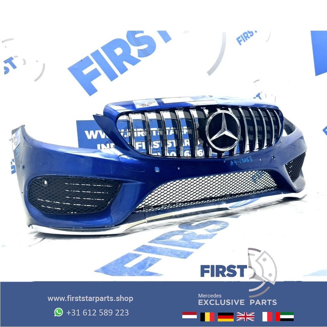 BUMPER W205 AMG COMPLEET C43 A2058801840 VOORBUMPER A2058850, Gebruikt, -, Voor, Ophalen of Verzenden