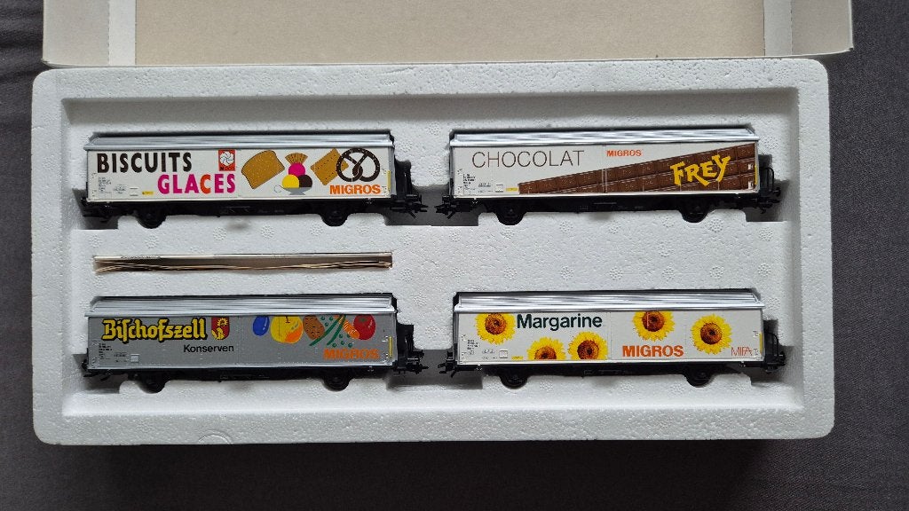 Märklin 4785 H0 - wagenset 4 delig SBB, Wisselstroom, Wagon, Ophalen of Verzenden, Zo goed als nieuw