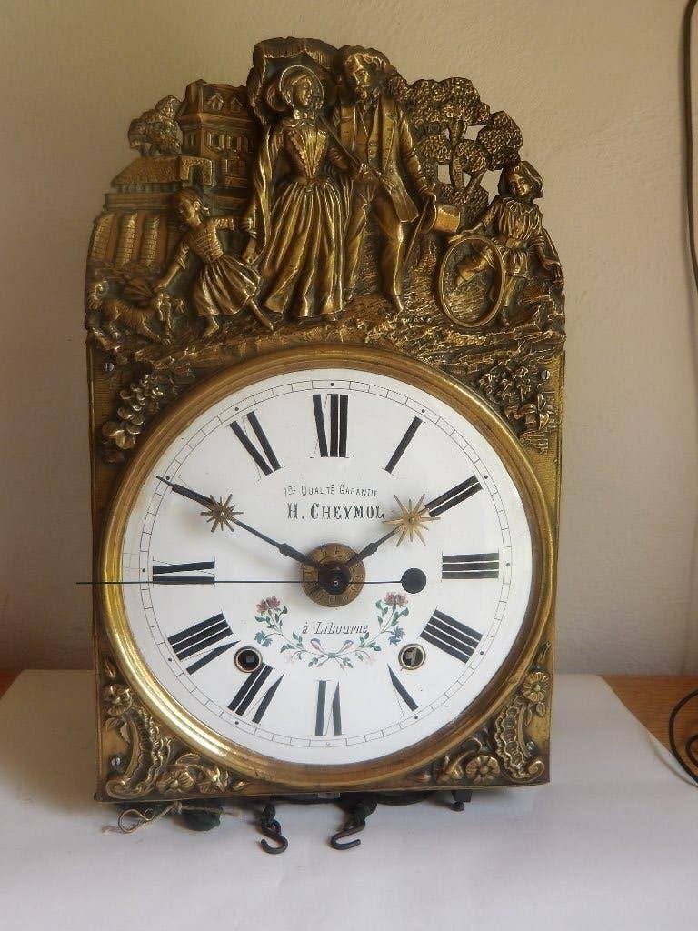 Regulateur Centr. Seconde, slagwerk wekkerwerk, Ophalen