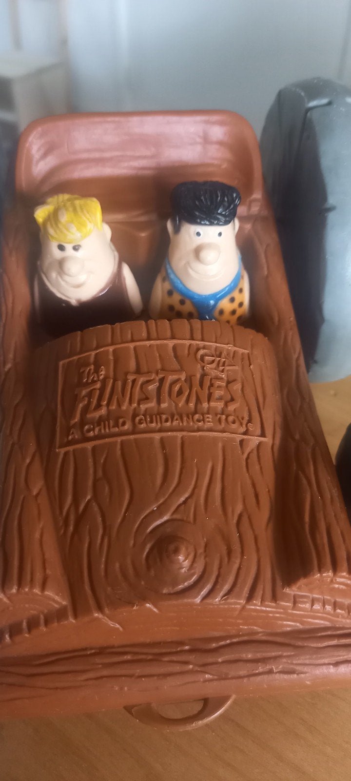 HANNA BARBERA PRODUCT OUDE 1970 FLINSTONES AUTO PUNT GAAF, Antiek en Kunst, Ophalen of Verzenden