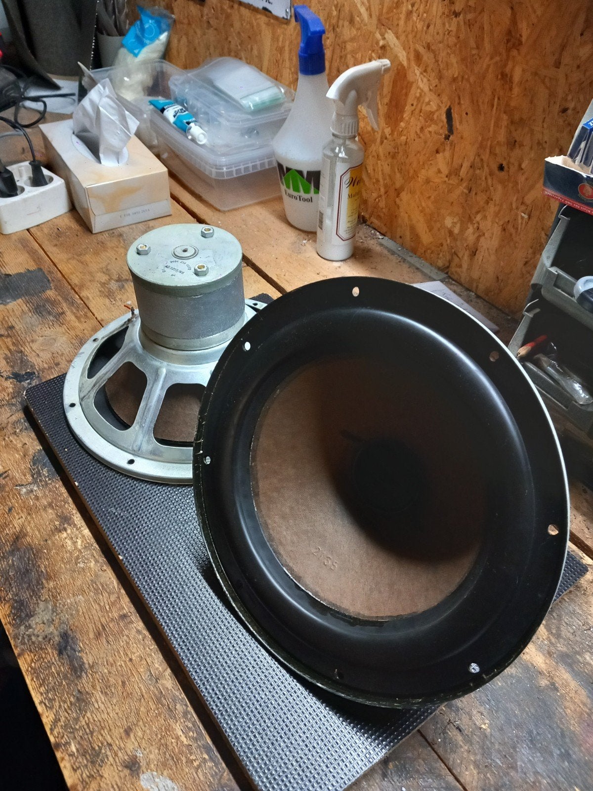 zeer mooie Philips woofers Alnico AD 1055 W8 aangeboden, Ophalen of Verzenden, Zo goed als nieuw, Minder dan 60 watt, Philips