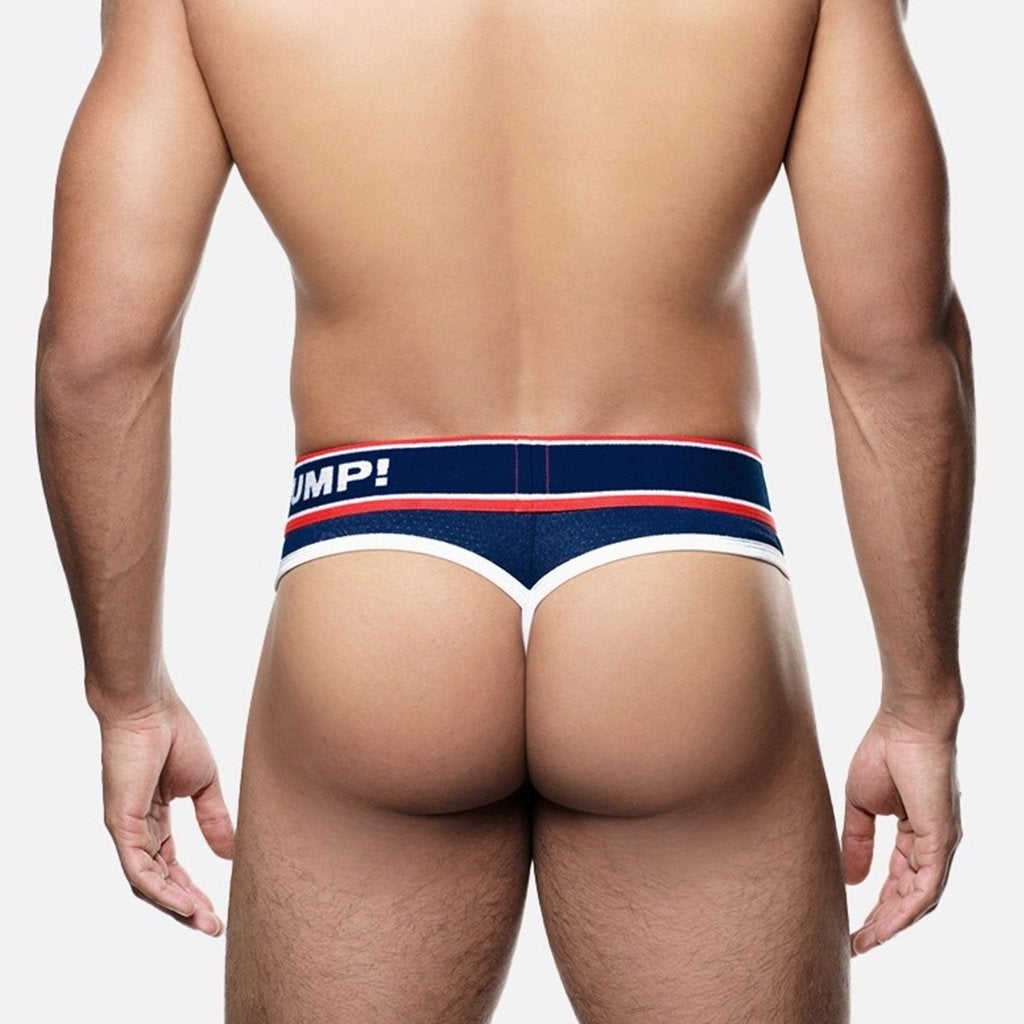 PUMP heren string (blauw/rood/wit), Kleding | Heren, Ondergoed, Verzenden, Meerkleurig, PUMP, Overige typen
