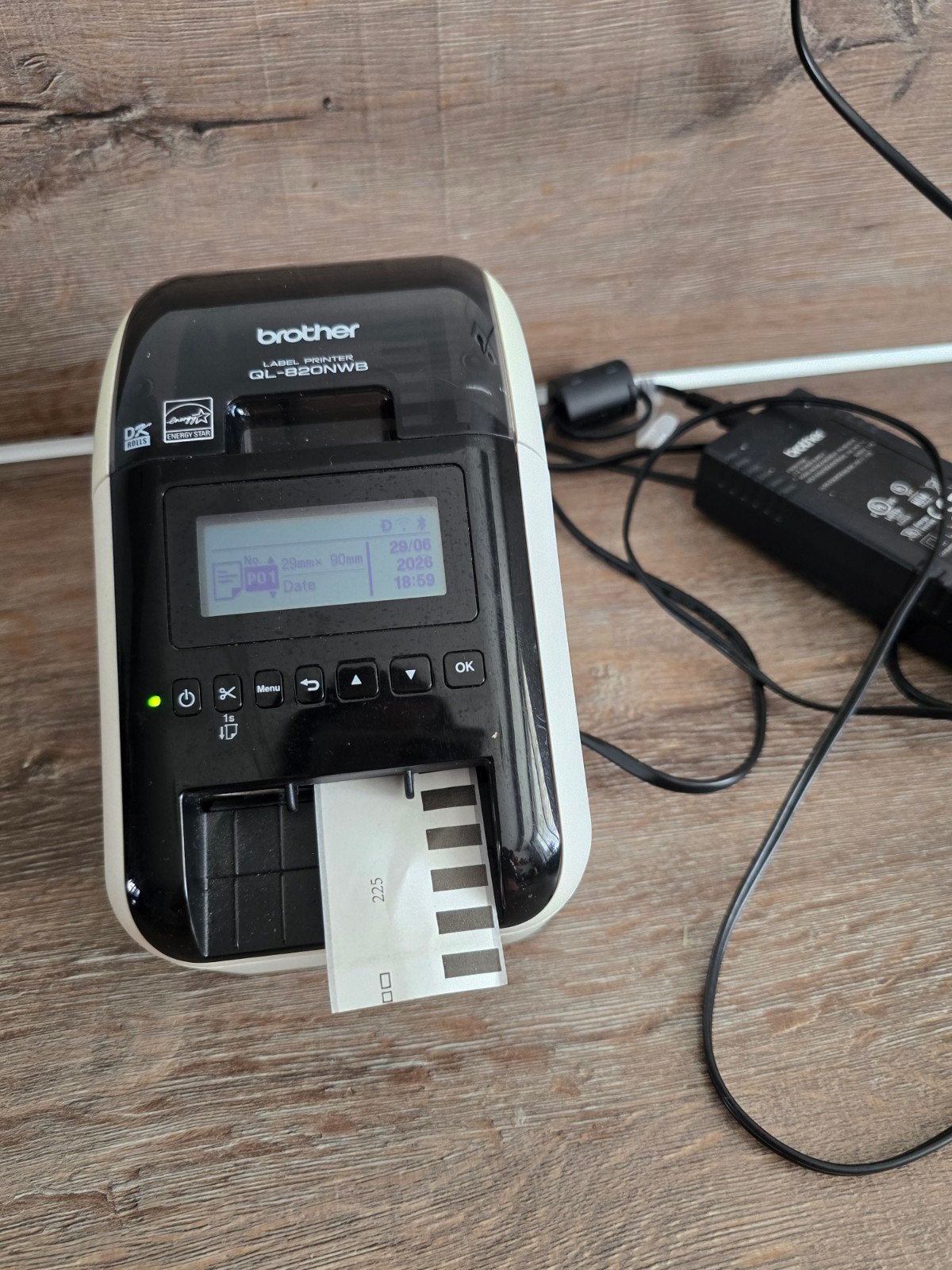 Brother QL-820NWB labelprinter met wifi, Computers en Software, Labelprinters, Ophalen, Zo goed als nieuw, Etiket, Brother