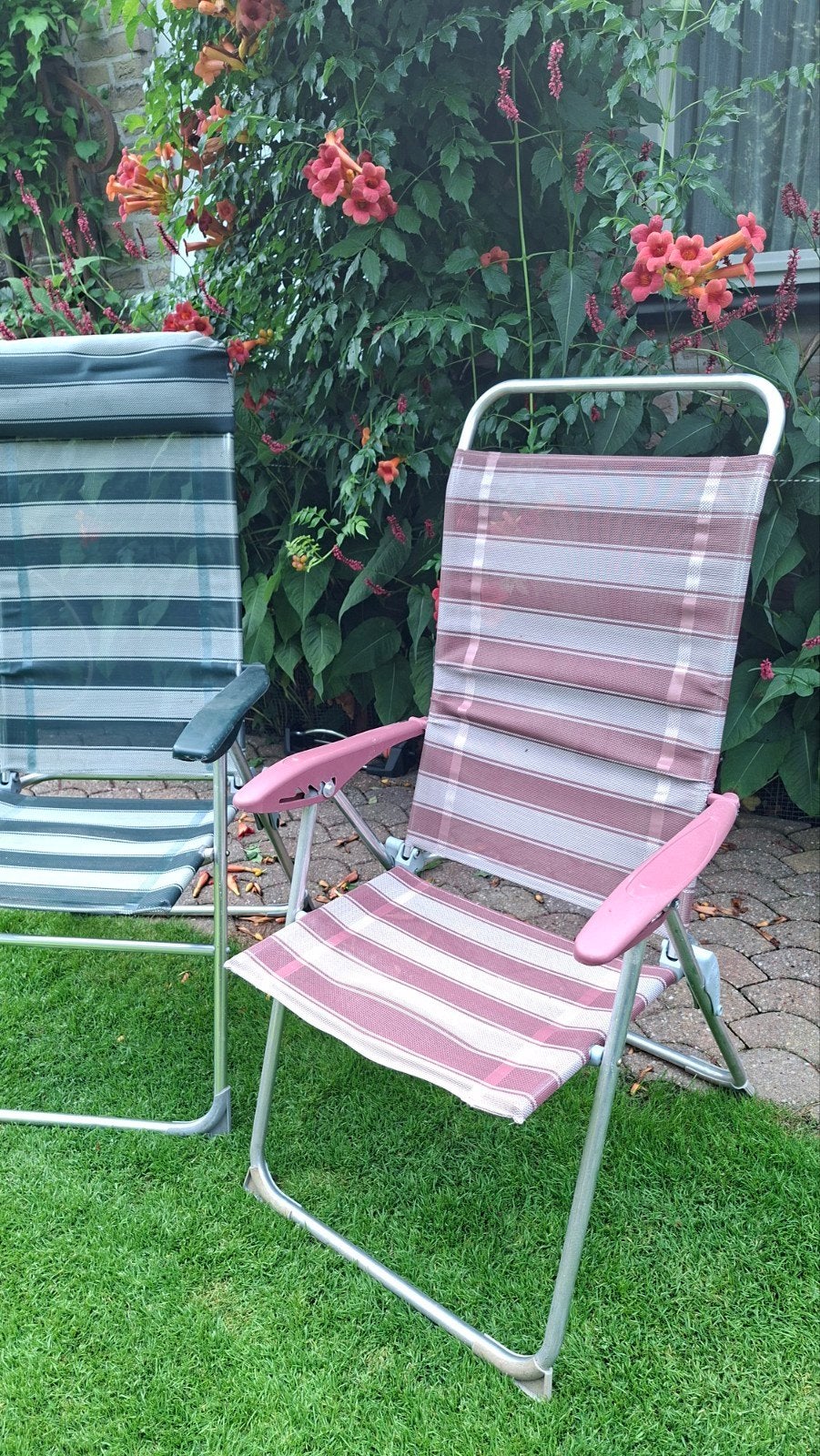 campingstoelen/terrasstoelen, Ophalen, Gebruikt