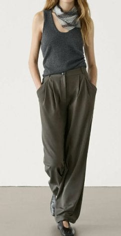 Nieuwe Massimo Dutti broek Groen XL, Massimo Dutti, Verzenden, Maat 42/44 (L), Nieuw
