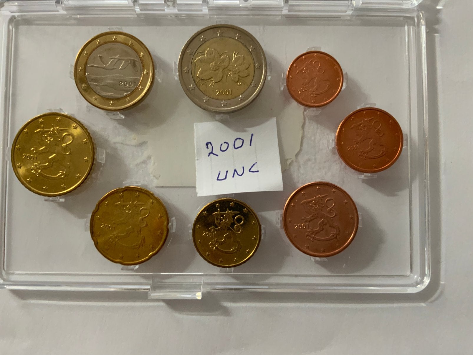 SETJE FINLAND UNC 2001., Ophalen of Verzenden, Finland, Overige waardes